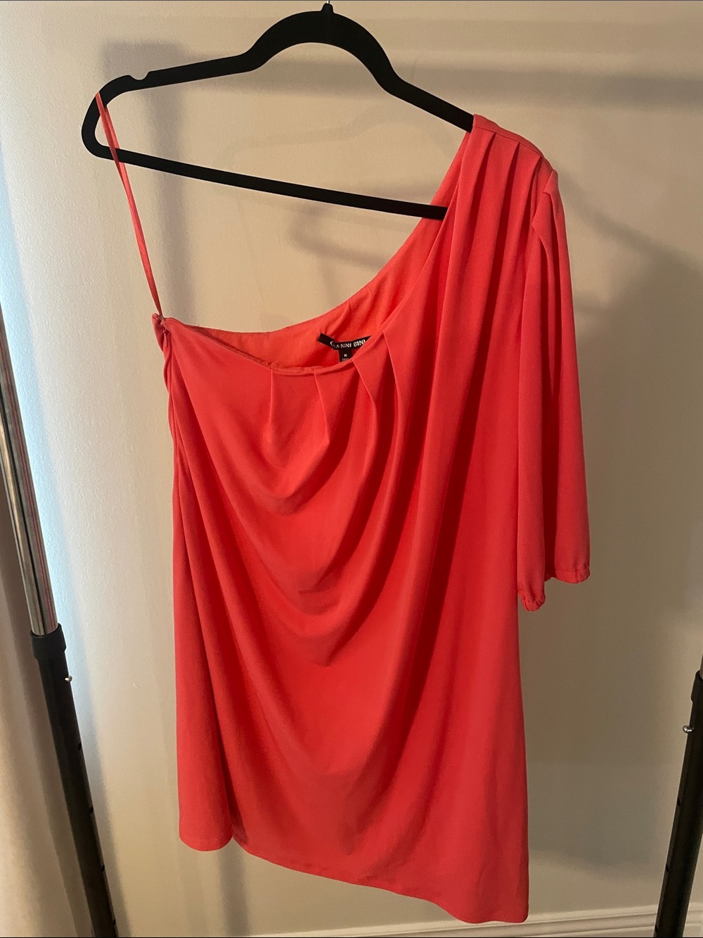 Gianni Bini One-Shoulder Coral Dress